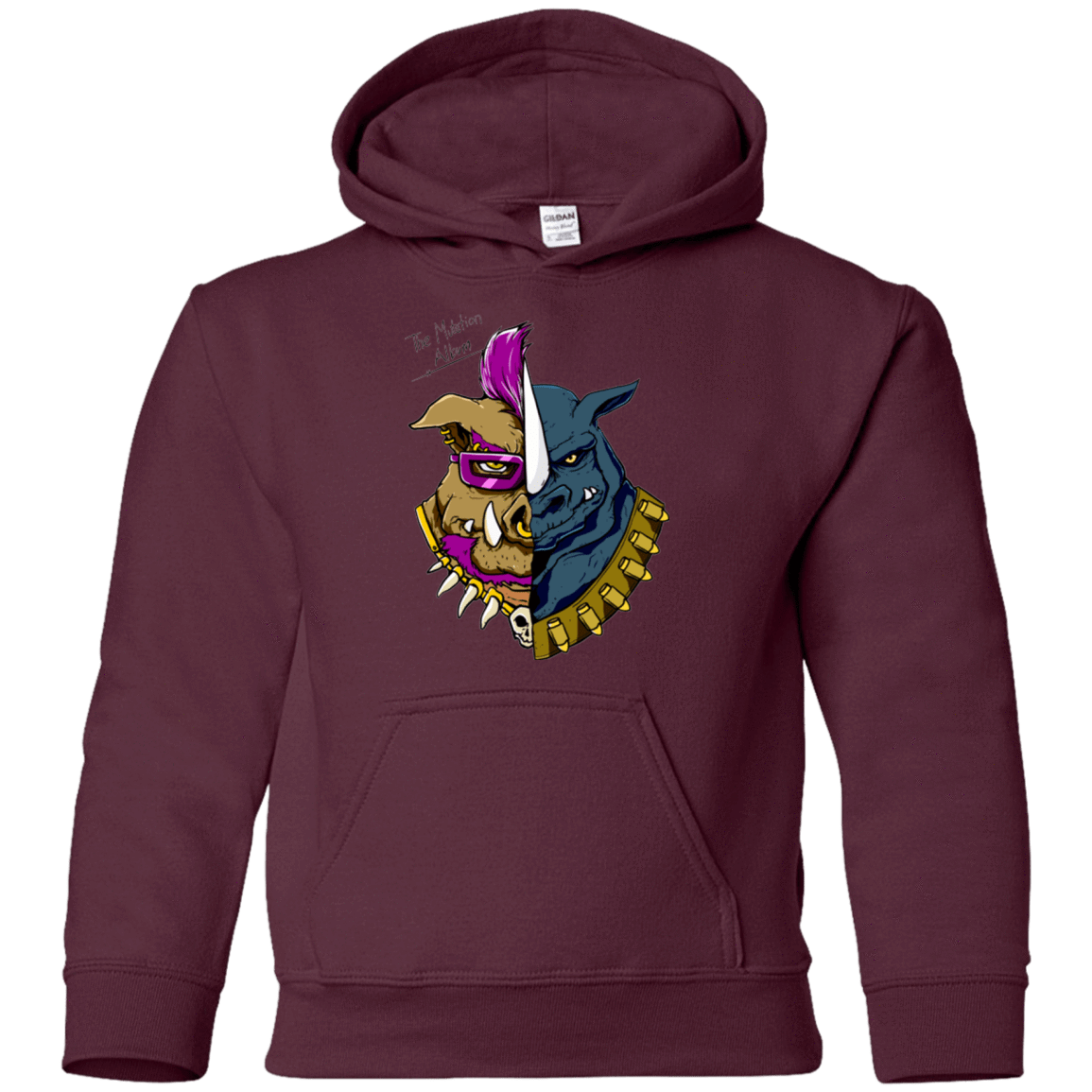 Sweatshirts Maroon / YS Mutation album Youth Hoodie
