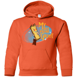 Sweatshirts Orange / YS My Best Friend Groot Youth Hoodie