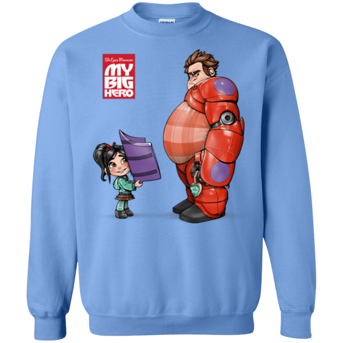 Sweatshirts Carolina Blue / Small My Big Hero Crewneck Sweatshirt