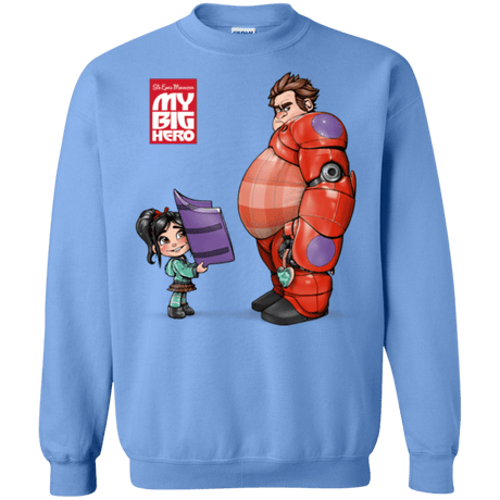 Sweatshirts Carolina Blue / Small My Big Hero Crewneck Sweatshirt