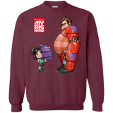 Sweatshirts Maroon / Small My Big Hero Crewneck Sweatshirt