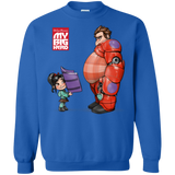 Sweatshirts Royal / Small My Big Hero Crewneck Sweatshirt