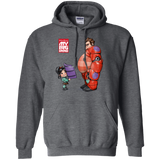 Sweatshirts Dark Heather / Small My Big Hero Pullover Hoodie