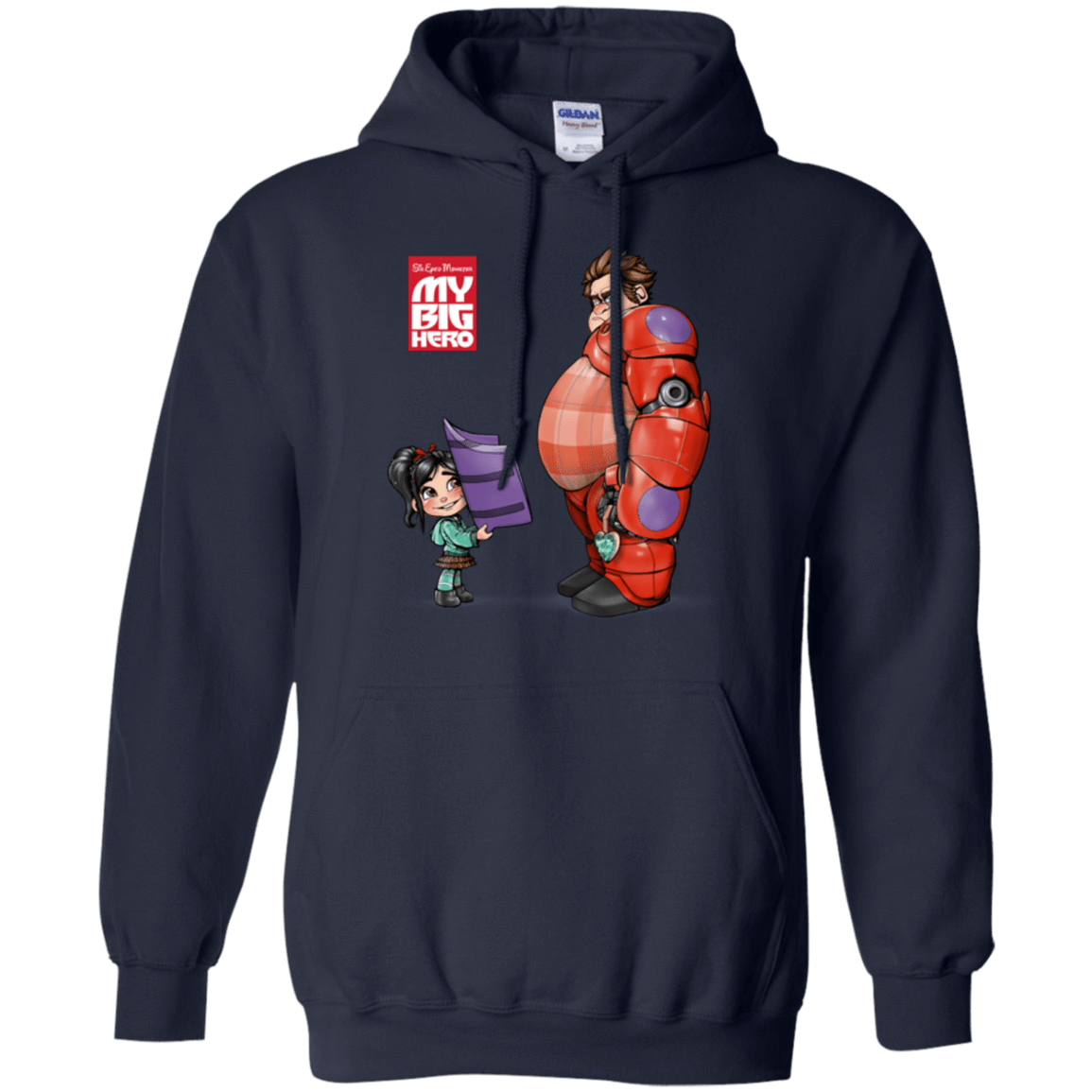 Sweatshirts Navy / Small My Big Hero Pullover Hoodie