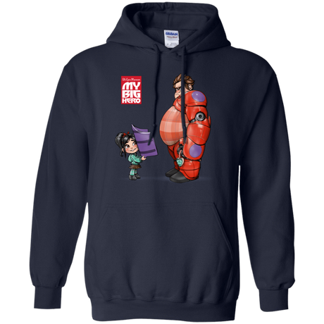 Sweatshirts Navy / Small My Big Hero Pullover Hoodie