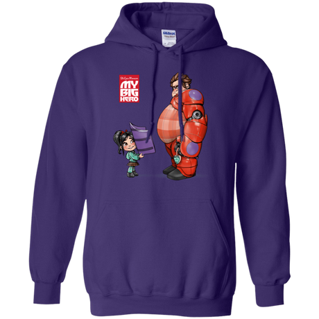 Sweatshirts Purple / Small My Big Hero Pullover Hoodie