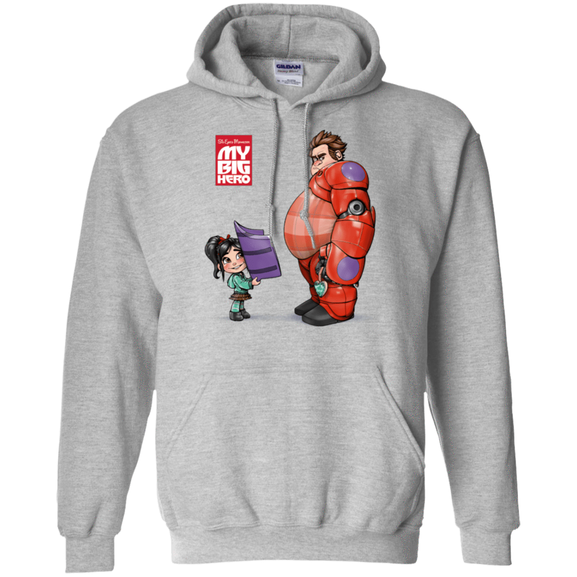 Sweatshirts Sport Grey / Small My Big Hero Pullover Hoodie