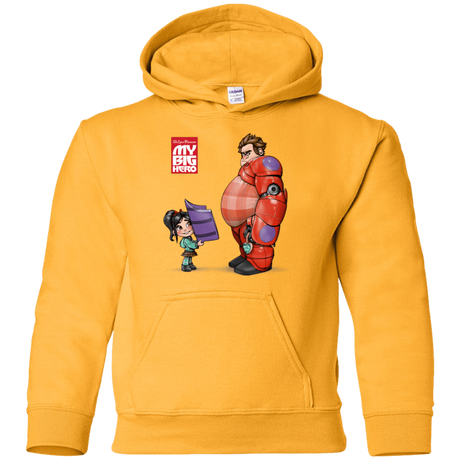 Sweatshirts Gold / YS My Big Hero Youth Hoodie