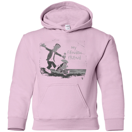Sweatshirts Light Pink / YS My Fiendish Friend Youth Hoodie