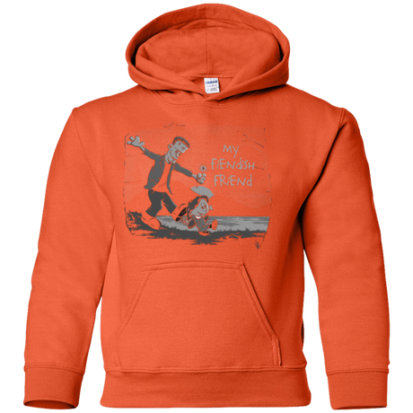 Sweatshirts Orange / YS My Fiendish Friend Youth Hoodie