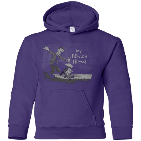 Sweatshirts Purple / YS My Fiendish Friend Youth Hoodie
