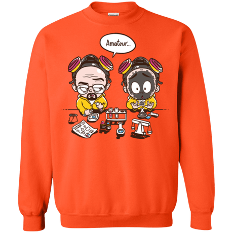 Sweatshirts Orange / Small My First Science kit Crewneck Sweatshirt