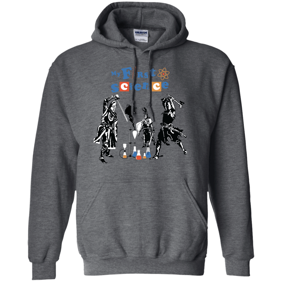 Sweatshirts Dark Heather / S My First Science Pullover Hoodie