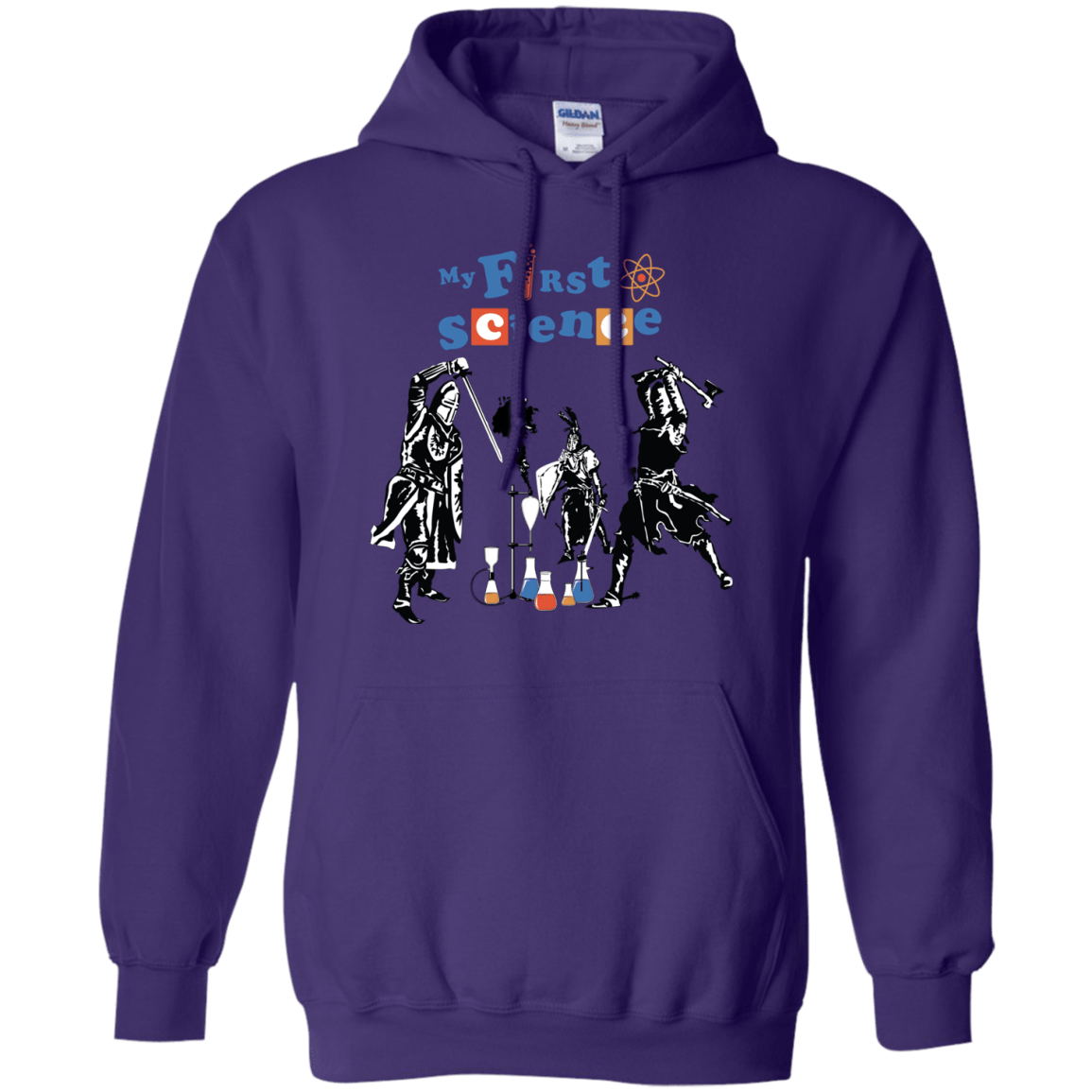 Sweatshirts Purple / S My First Science Pullover Hoodie