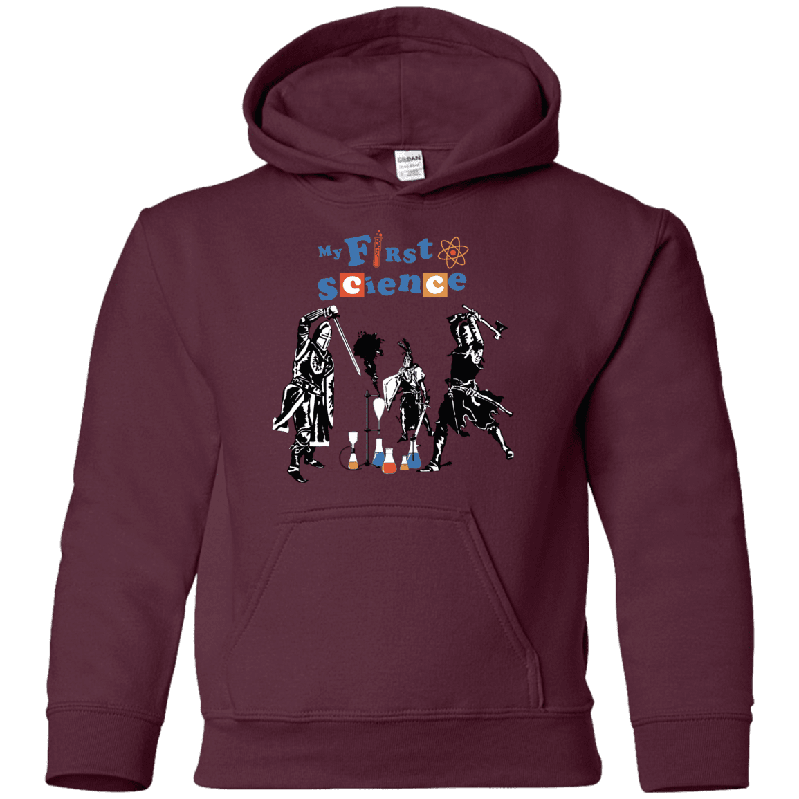 Sweatshirts Maroon / YS My First Science Youth Hoodie