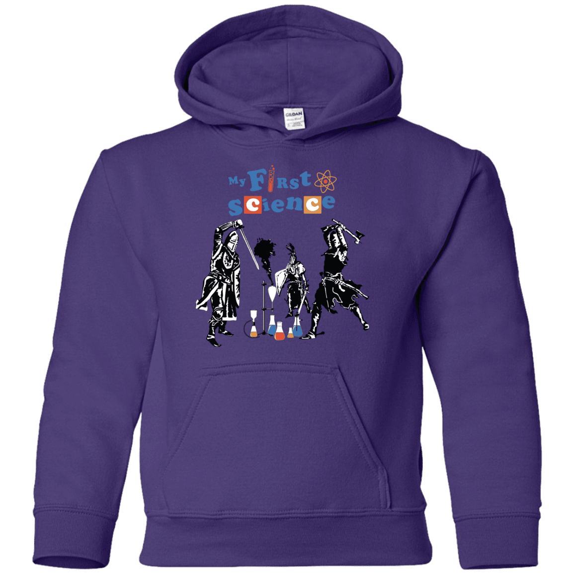 Sweatshirts Purple / YS My First Science Youth Hoodie