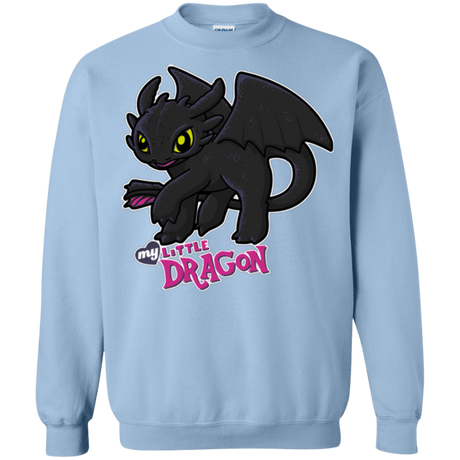 Sweatshirts Light Blue / Small MY LITTLE DRAGON Crewneck Sweatshirt