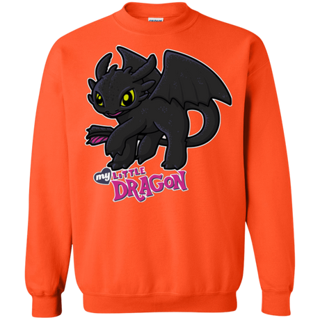 Sweatshirts Orange / Small MY LITTLE DRAGON Crewneck Sweatshirt