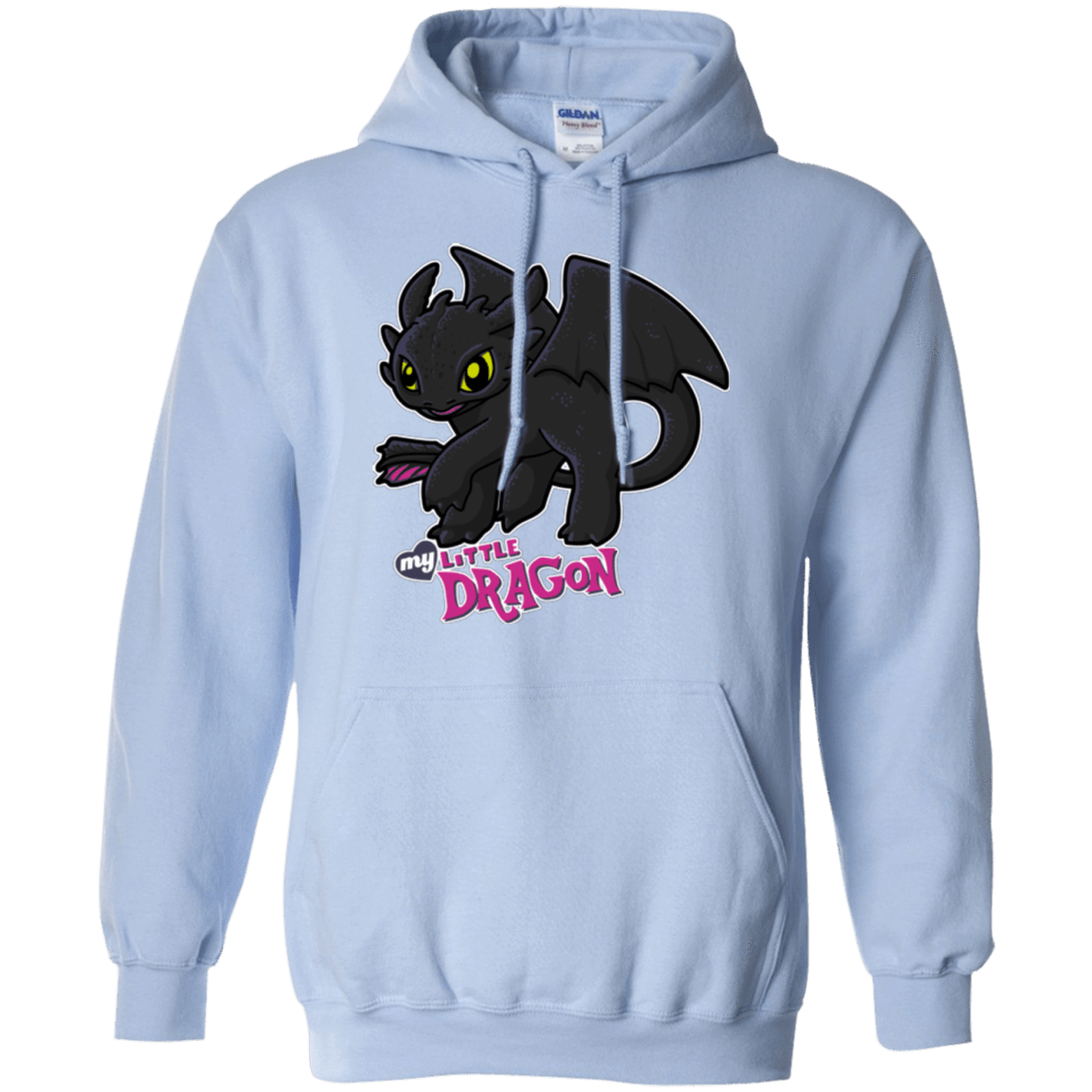 Sweatshirts Light Blue / Small MY LITTLE DRAGON Pullover Hoodie