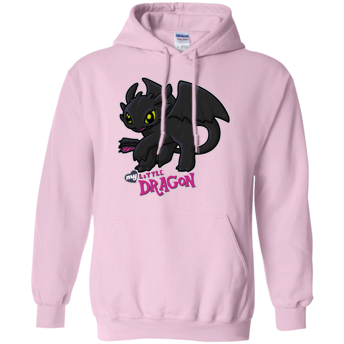 Sweatshirts Light Pink / Small MY LITTLE DRAGON Pullover Hoodie