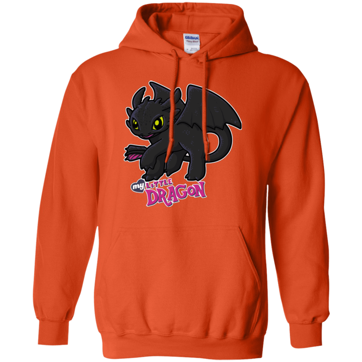 Sweatshirts Orange / Small MY LITTLE DRAGON Pullover Hoodie