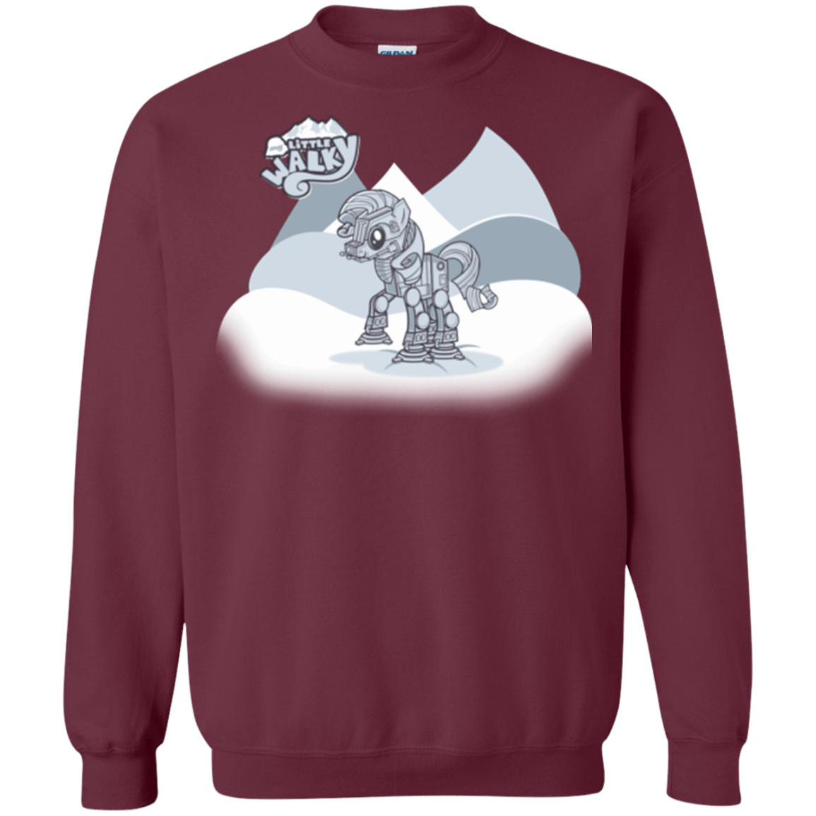 Sweatshirts Maroon / Small my little walky Crewneck Sweatshirt