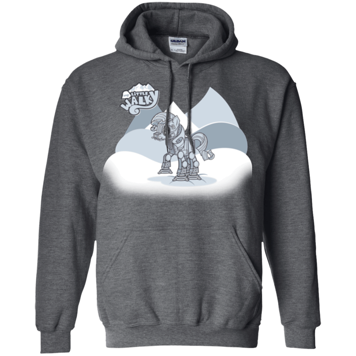 Sweatshirts Dark Heather / Small my little walky Pullover Hoodie