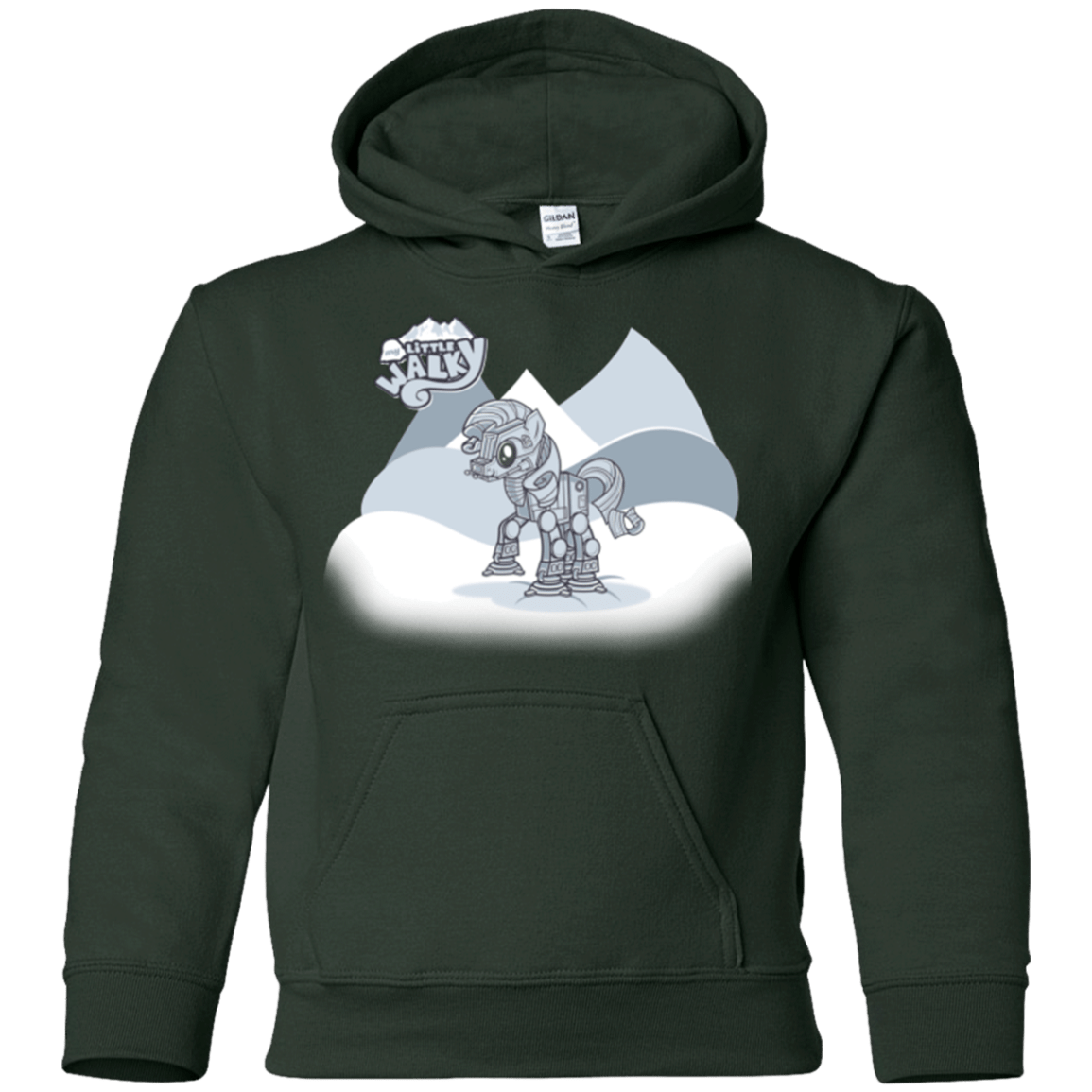 Sweatshirts Forest Green / YS my little walky Youth Hoodie