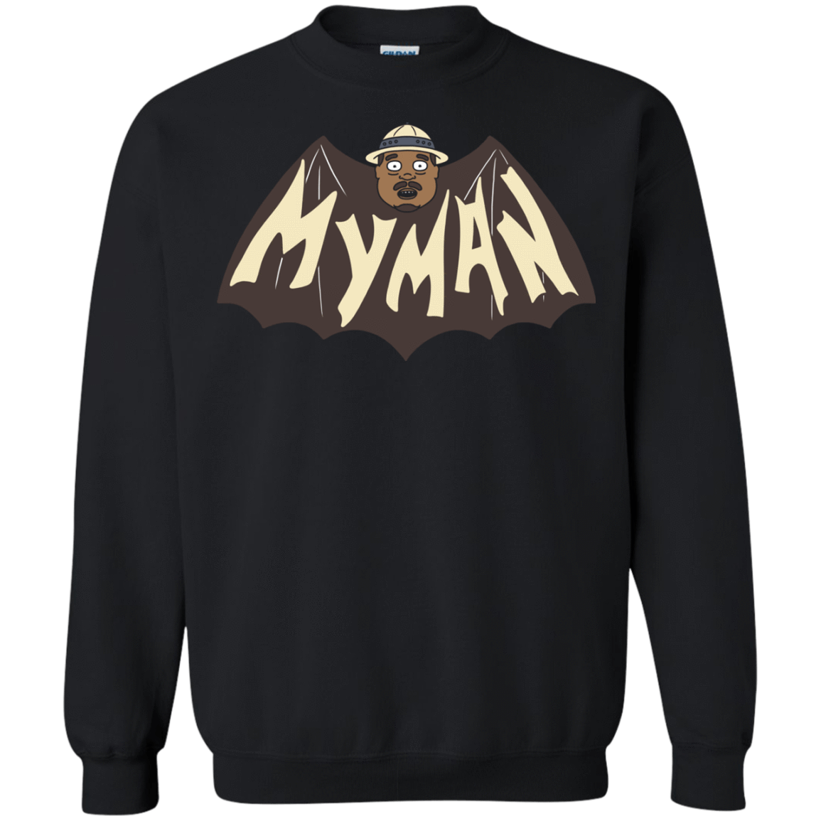 Sweatshirts Black / S My Man! Crewneck Sweatshirt