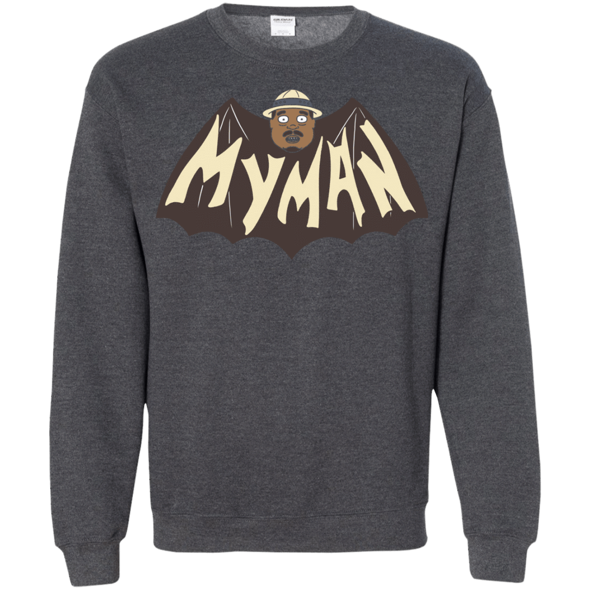 Sweatshirts Dark Heather / S My Man! Crewneck Sweatshirt