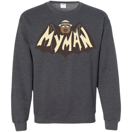 Sweatshirts Dark Heather / S My Man! Crewneck Sweatshirt
