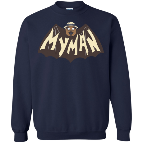 Sweatshirts Navy / S My Man! Crewneck Sweatshirt