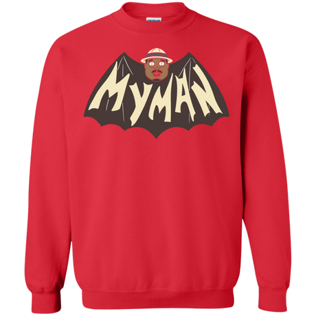 Sweatshirts Red / S My Man! Crewneck Sweatshirt