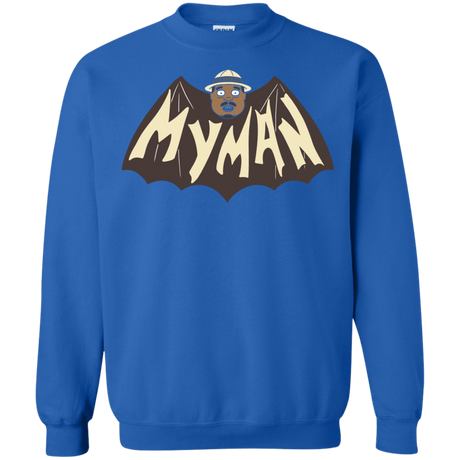 Sweatshirts Royal / S My Man! Crewneck Sweatshirt
