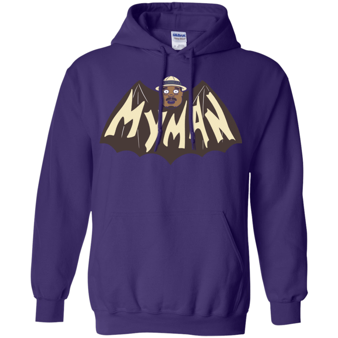 Sweatshirts Purple / S My Man! Pullover Hoodie