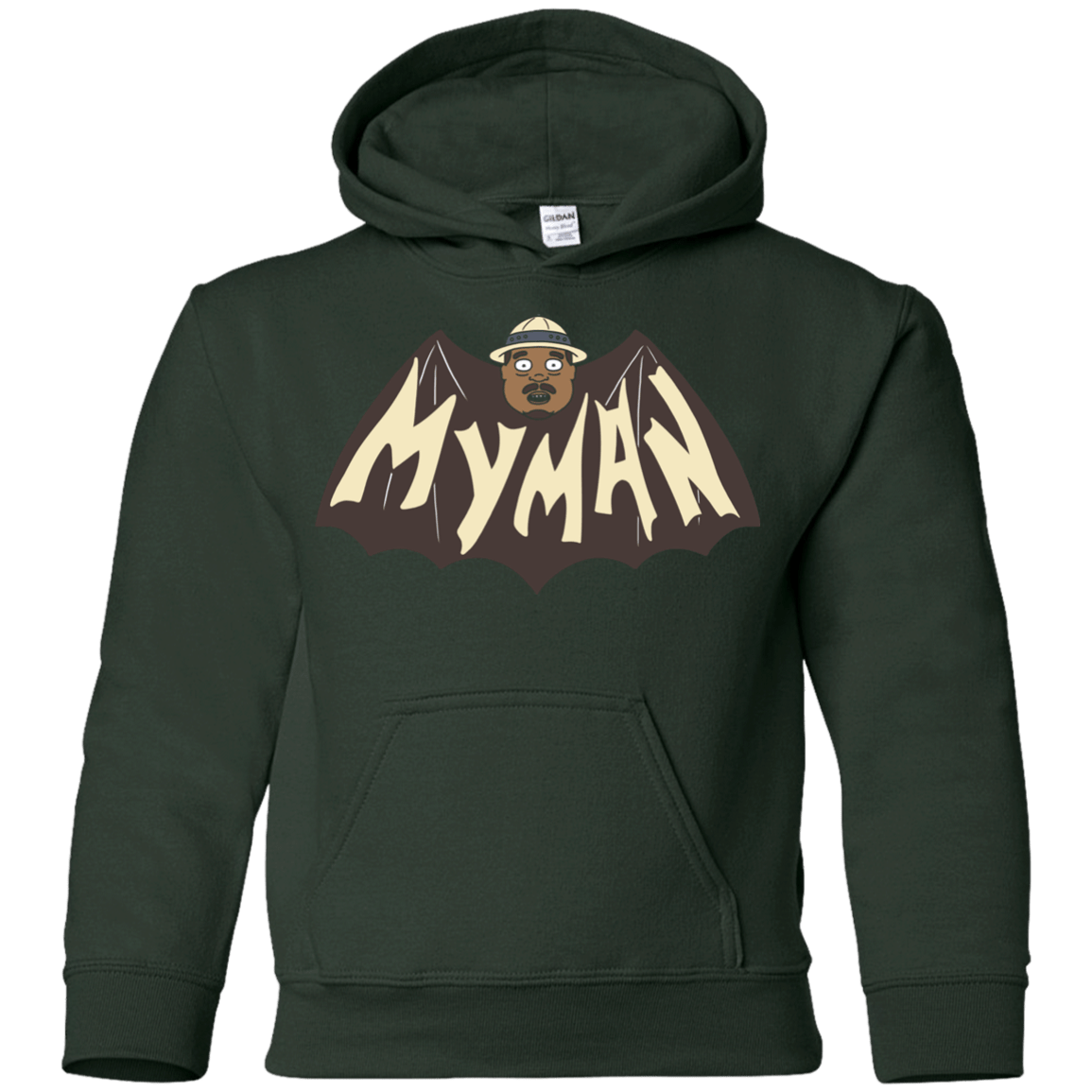 Sweatshirts Forest Green / YS My Man! Youth Hoodie