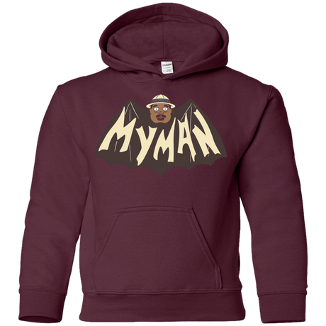 Sweatshirts Maroon / YS My Man! Youth Hoodie