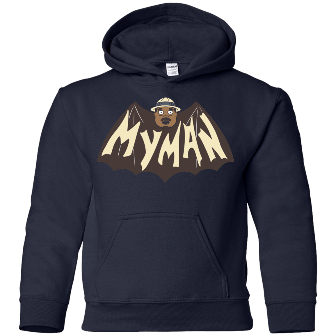 Sweatshirts Navy / YS My Man! Youth Hoodie