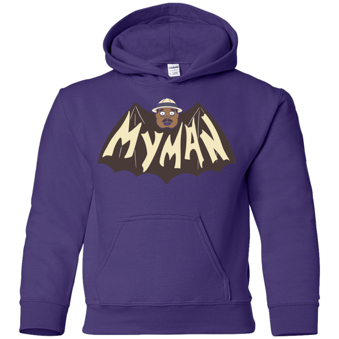 Sweatshirts Purple / YS My Man! Youth Hoodie