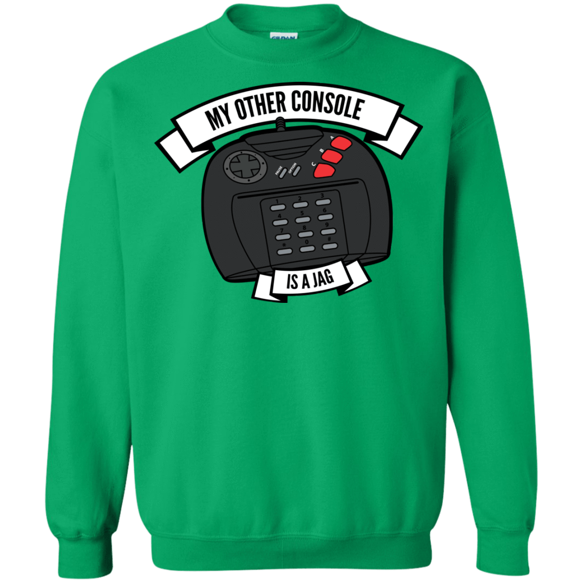 Sweatshirts Irish Green / S My Other Console Is A Jag Crewneck Sweatshirt