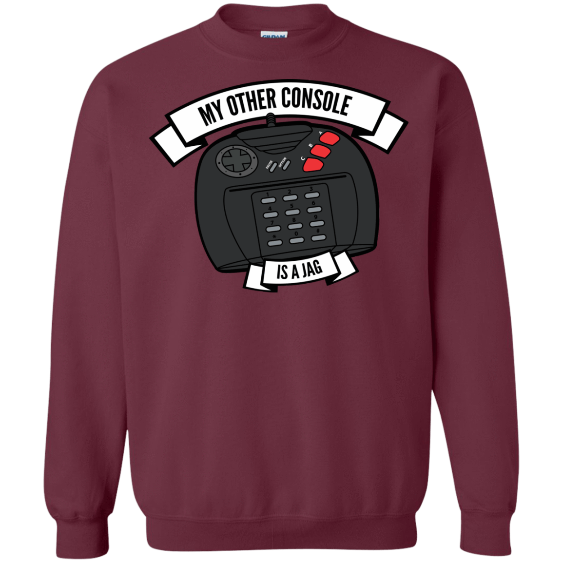 Sweatshirts Maroon / S My Other Console Is A Jag Crewneck Sweatshirt