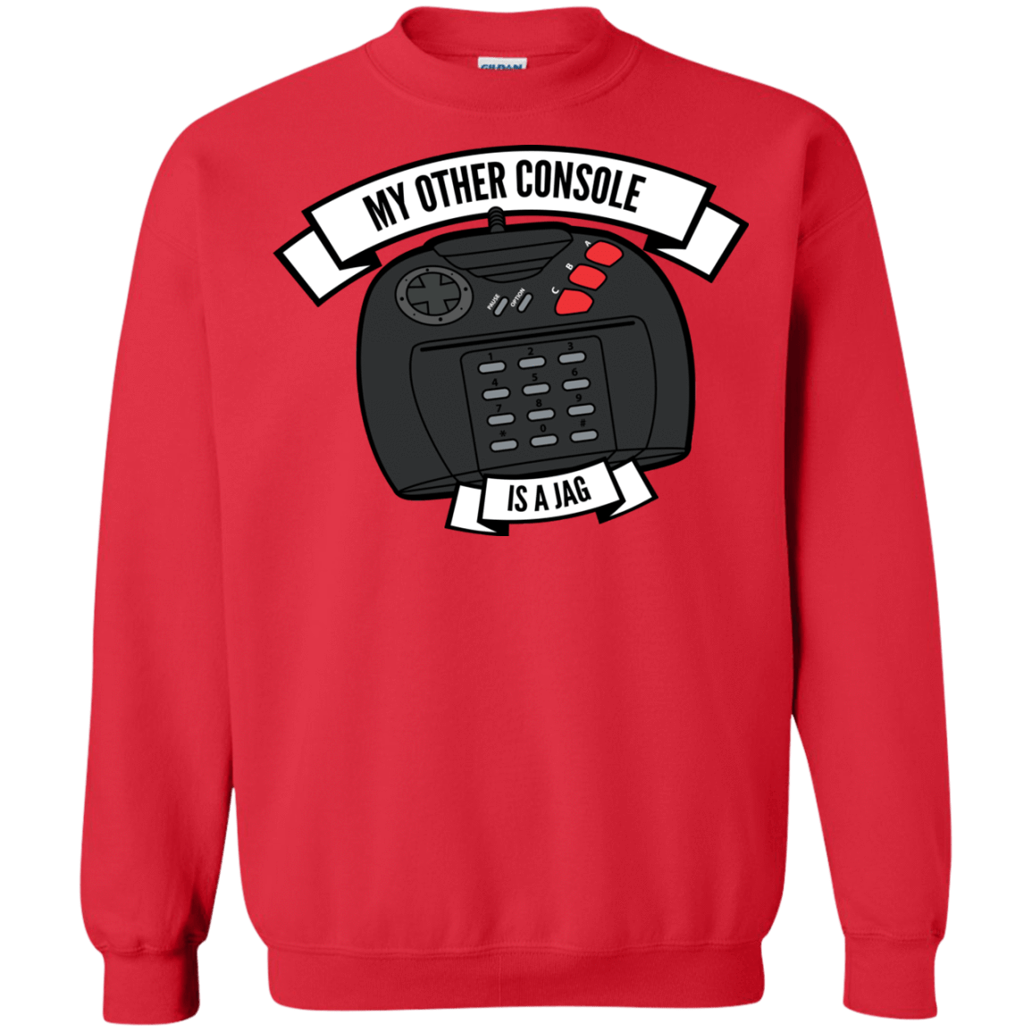 Sweatshirts Red / S My Other Console Is A Jag Crewneck Sweatshirt