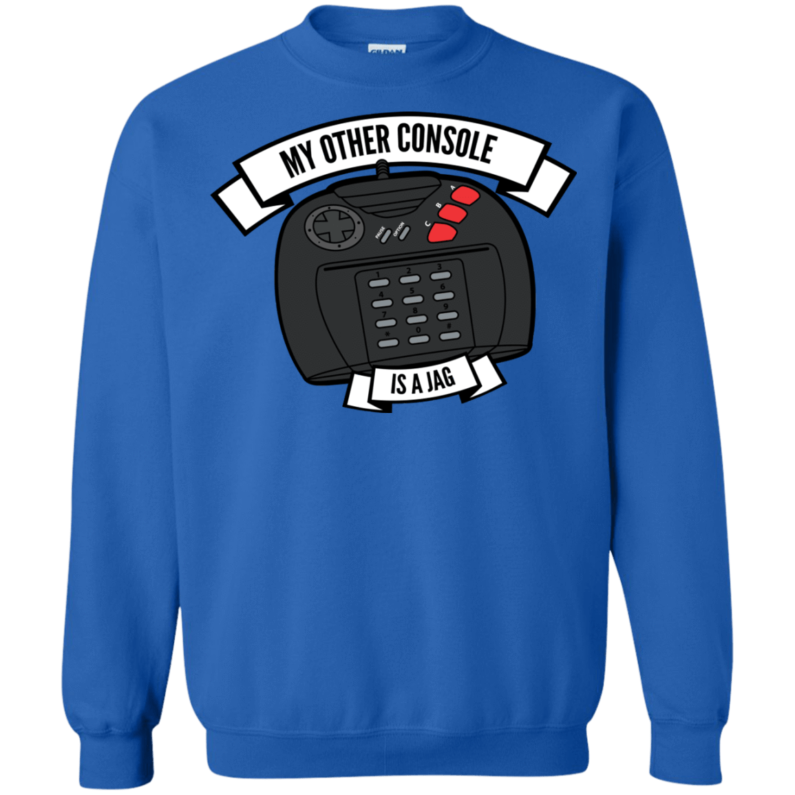 Sweatshirts Royal / S My Other Console Is A Jag Crewneck Sweatshirt
