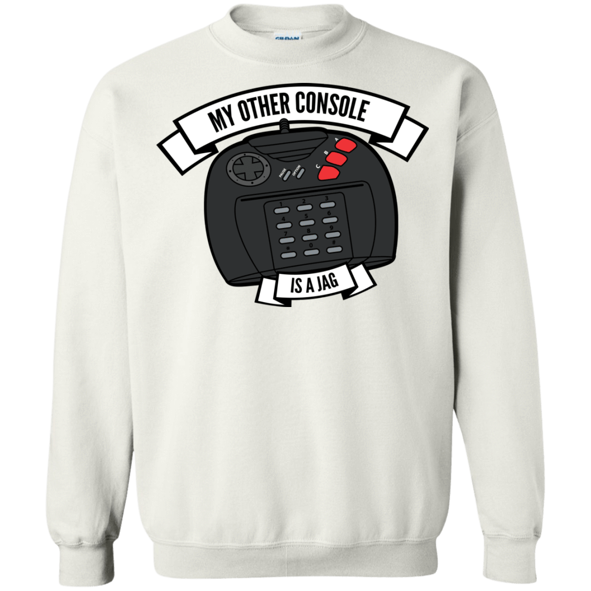 Sweatshirts White / S My Other Console Is A Jag Crewneck Sweatshirt