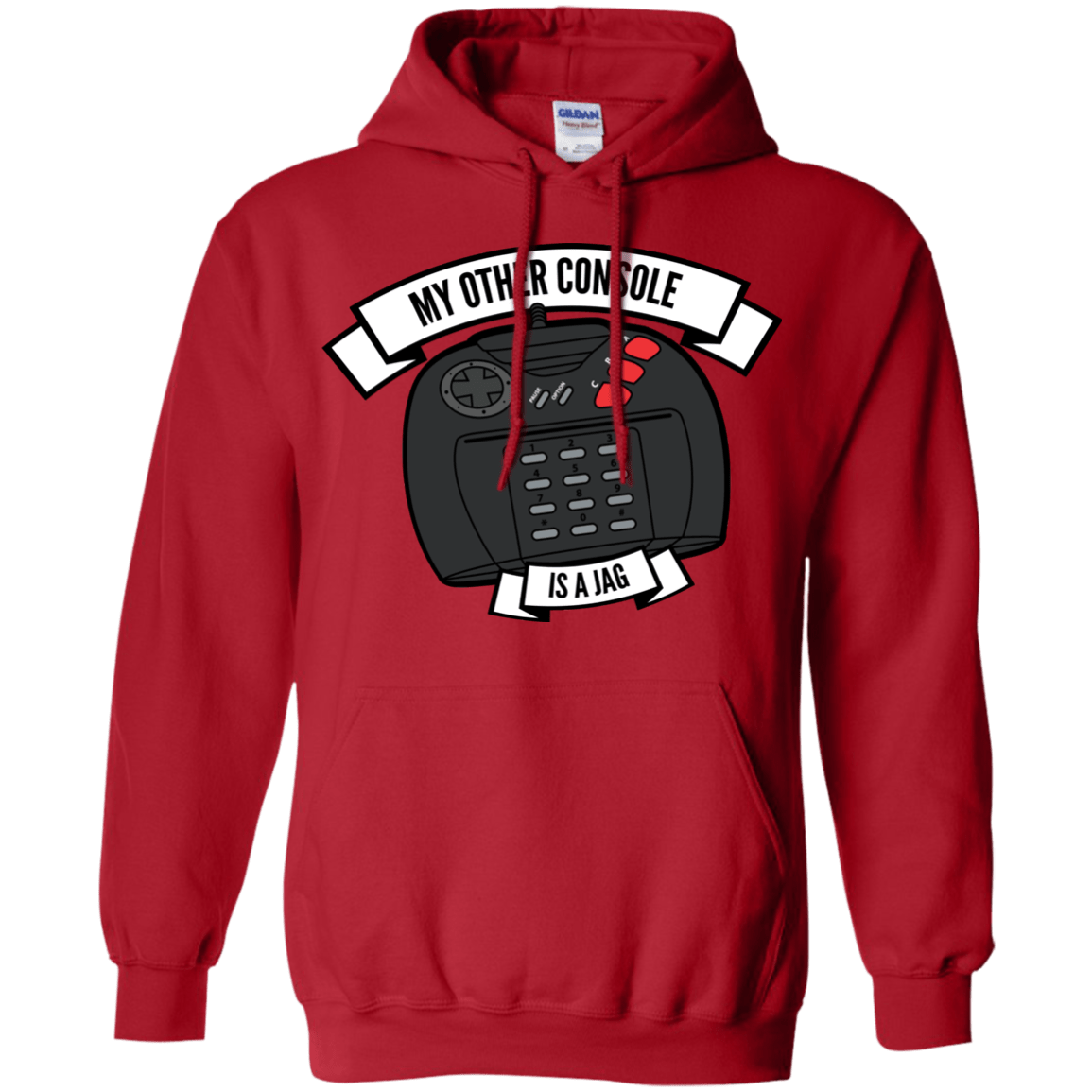 Sweatshirts Red / S My Other Console Is A Jag Pullover Hoodie