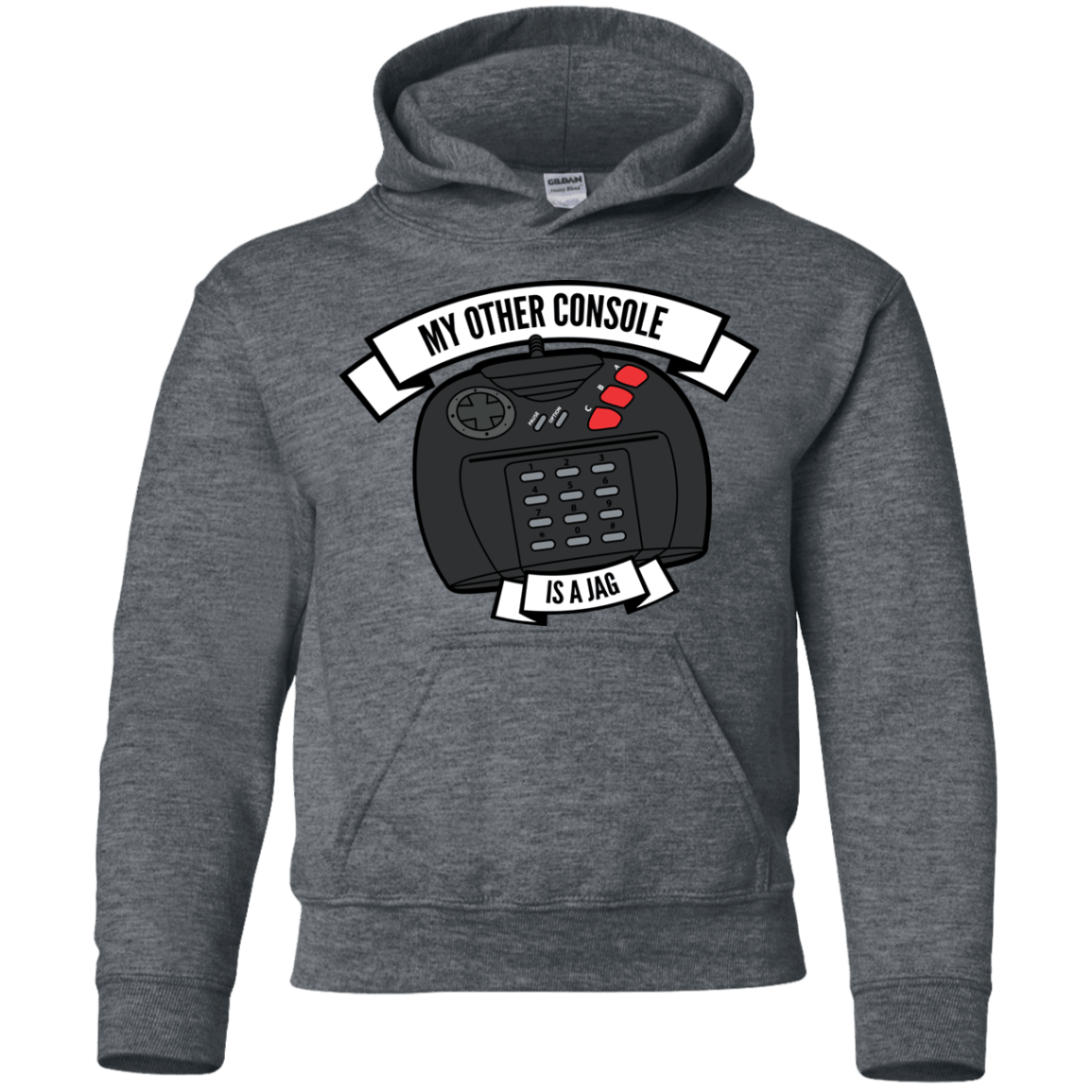 Sweatshirts Dark Heather / YS My Other Console Is A Jag Youth Hoodie