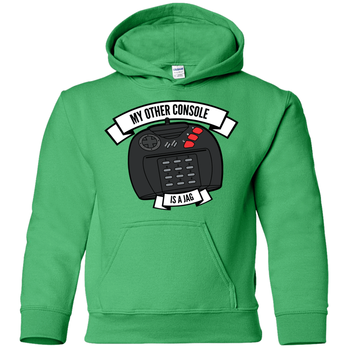 Sweatshirts Irish Green / YS My Other Console Is A Jag Youth Hoodie