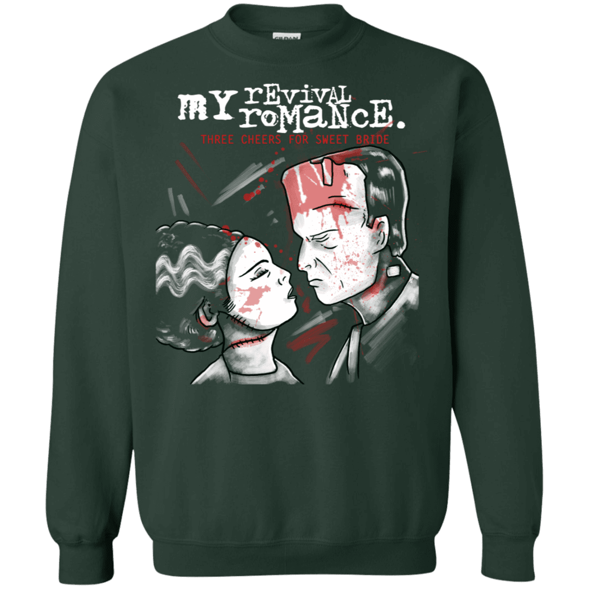 Sweatshirts Forest Green / S My Revival Romance Crewneck Sweatshirt