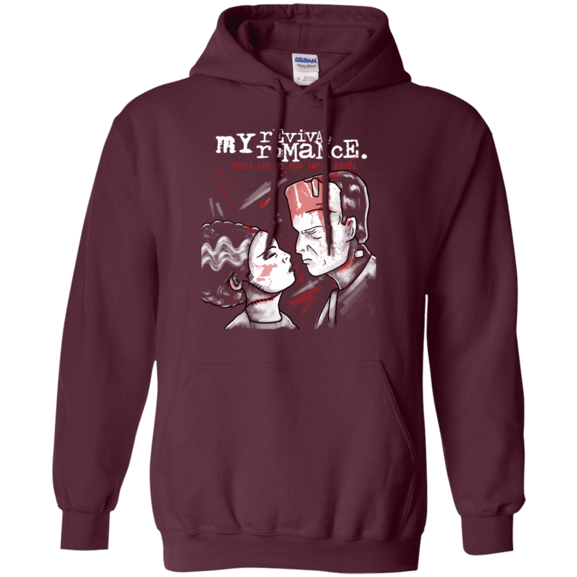 Sweatshirts Maroon / S My Revival Romance Pullover Hoodie