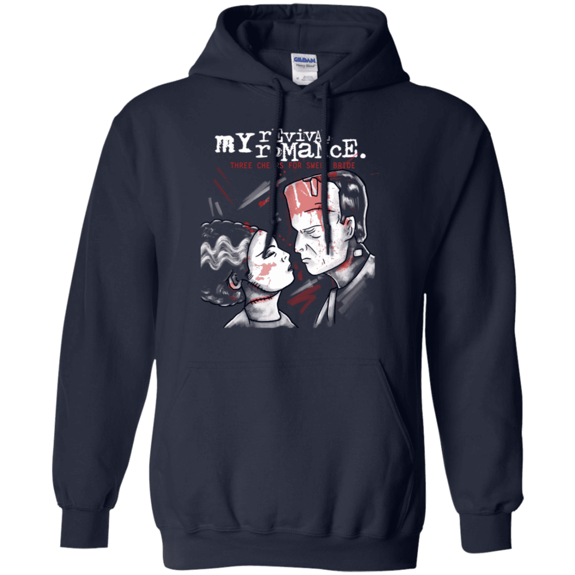 Sweatshirts Navy / S My Revival Romance Pullover Hoodie